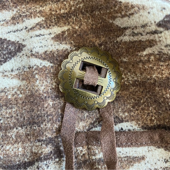 🛑 SOLD 🛑 RALPH LAUREN Women’s Southwestern Aztec Brown Sweater Jacket - Picture 9 of 12